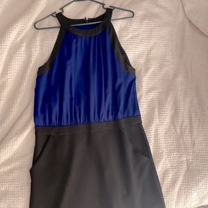 Halter pencil dress with pockets